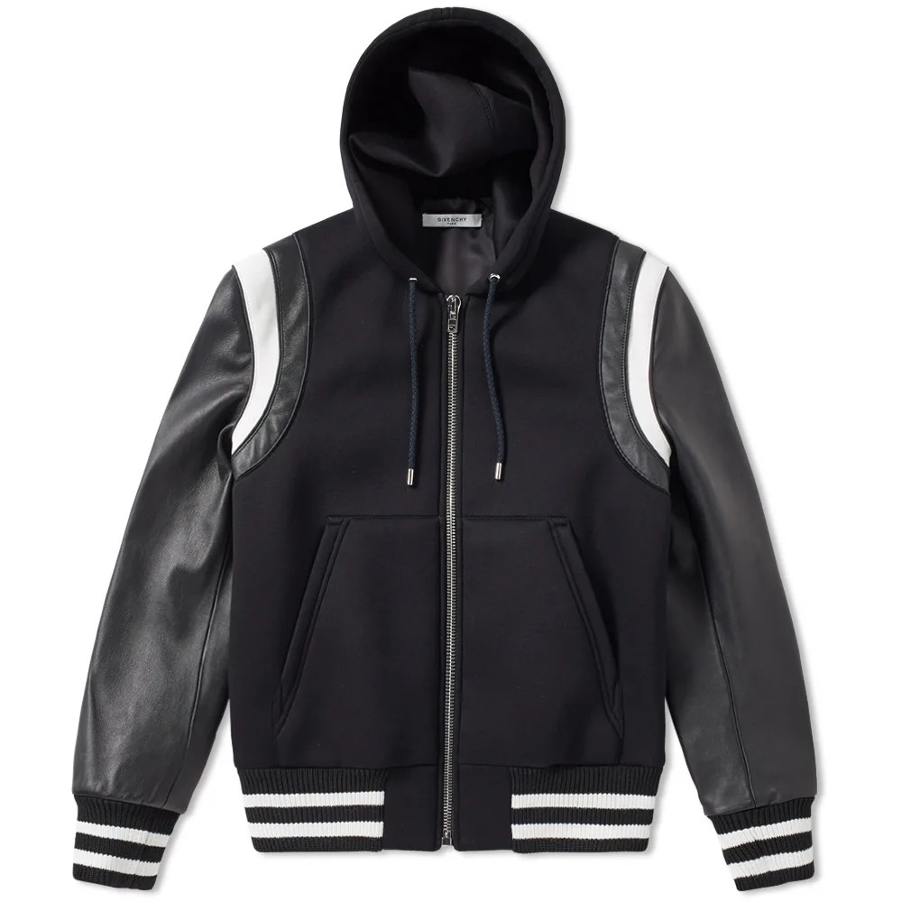 Givenchy Black and White Bomber Jacket